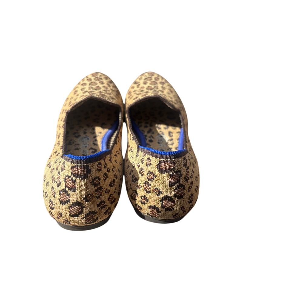 Rothy’s 8.5 The Loafer in Cheetah Leopard Ballet Flats Slip On Round Toe Shoes‎ - Picture 3 of 8